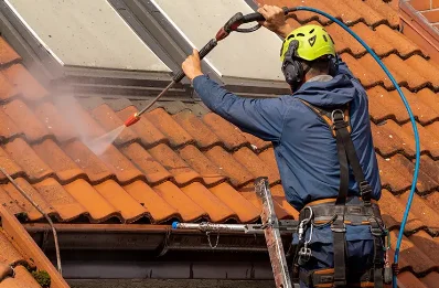 Démoussage et hydrofuge de toiture à Roussillon